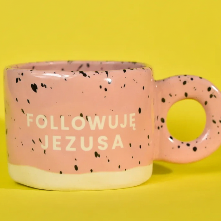 Followuje Jezusa - Różowy (Klasyk)