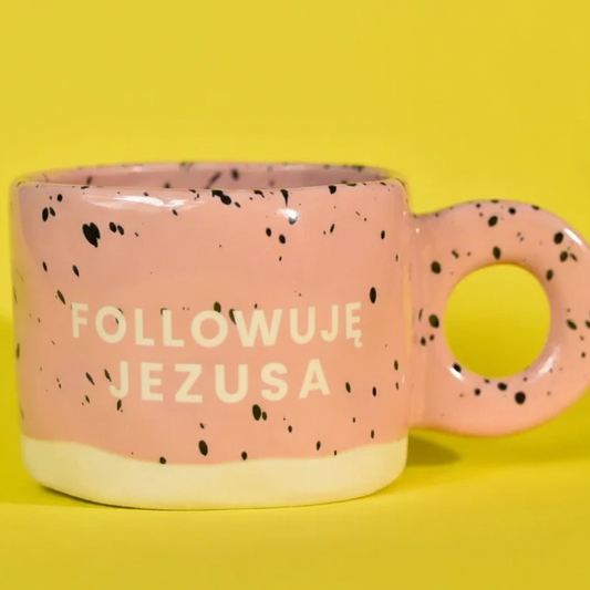 Followuje Jezusa - Różowy (Klasyk)